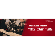 Hyper Tough 20V 6.5in. Brushless Circular Saw, with 2.0Ah Lithium-Ion Battery Pack and Standard Charger, Model Number 41007.2