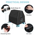 thumbnail image 6 of SIRUITON Waterproof Dustproof Water Table Cover, Black, 14 oz, 6 of 6