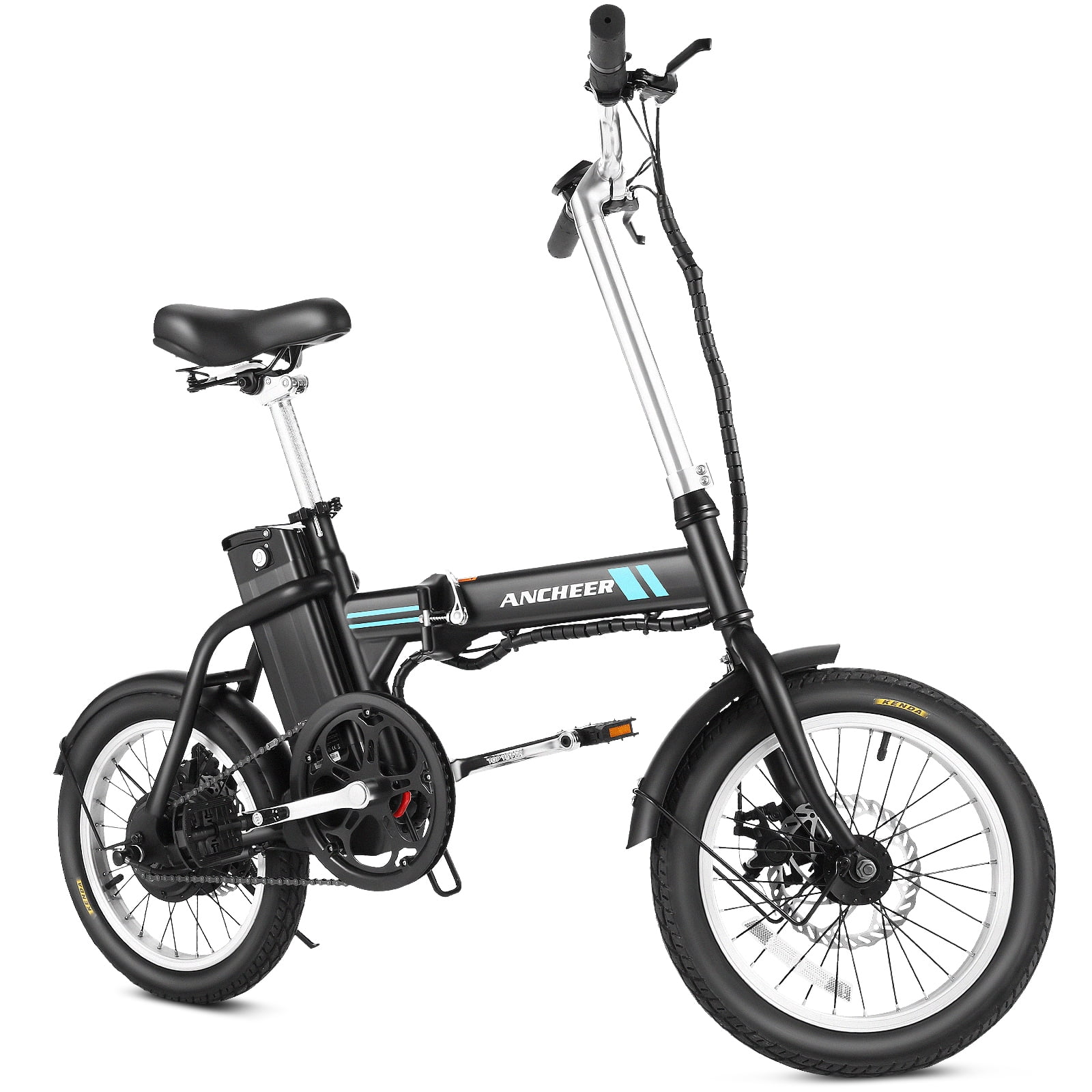 Ancheer Folding Electric Bike 16inch Aluminum Electric Commuter