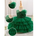thumbnail image 7 of Tiijoy Infant Girls Glitter Sequin Layered Tutu Dress Birthday Party Princess Dress Pageant Gown, Sizes 18-24M, 7 of 7