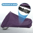 thumbnail image 5 of Unique Bargains 1PC Motorcycle Cover All Season Universal Weather Waterproof with Storage Bag Fits Up to 86.61'' L Purple, 5 of 7
