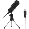 thumbnail image 4 of Microphone de Studio Professionnel USB à Condensateur Métallique pour Enregistrement avec Micro d'Enregistrement Cardioïde pour PC, 4 of 8