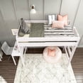 thumbnail image 5 of Max & Lily Solid Wood Loft Bed with Desk, Modern Farmhouse High Twin Loft Bed For Kids, 5 of 8