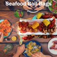 thumbnail image 5 of FOAUUH Reusable Produce Mesh Bags, 24 Inch Seafood Boil Bags for Crab Clam Shellfish Crawfish Cooking, Onion Potato Storage Eco-friendly Fruit Vegetable Produce Packaging Supplies Net (100Pcs-Red), 5 of 5