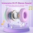 thumbnail image 4 of Auriculares EarFun K3 Kids Over Ear con micrófono 85/94dB Violet, 4 of 7