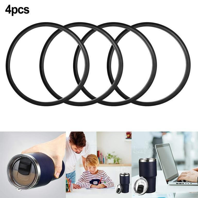 4PCS Replacement Rubber Lid Seals For 16oz & 20oz, 44 OFF