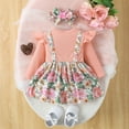 thumbnail image 6 of Girls' Dresses Toddler Girls Long Sleeve Floral Prints Dance Party Princess Dress Clothes Baby Girl Dress RD2 6 Months-9 Months, 6 of 6