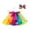 Multicolor, variant on Ballet Dance Girls Set with Skirt and Bow for Toddler Party Outfits Hairpin Accessories Included for Play