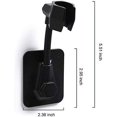thumbnail image 2 of 2 soportes para cabezal de ducha de 360 grados ajustables de mano soporte de cabezal de ducha ajustable, adhesivo extraíble para montaje en pared de ducha soporte para varita de ducha sin taladro, 2 of 4