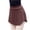🔥 Coffee, variant on Gifts USSUMA High-Waist Wrap Sheer Dance Skirt Layered Mesh Pull-On Design With Tie Closure Flowy Mid-Calf Silhouette For Ballet Dance Class Beach Cover-Up And Performance Apparel