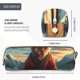 thumbnail image 3 of Easygdp Meditating Golden Retriever para Estuche de Lápices de Cuero, Estuche de Papelería de Cuero, Estuche de Gran Capacidad con Cremallera, 3 of 7