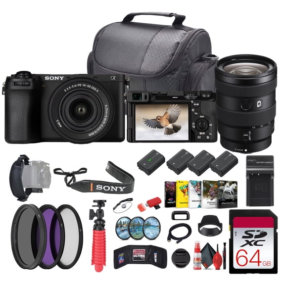 Sony a6700 Mirrorless Camera with 16-50mm II Lens and Sony E 16-55mm f/2.8 G Bundle (International Model)