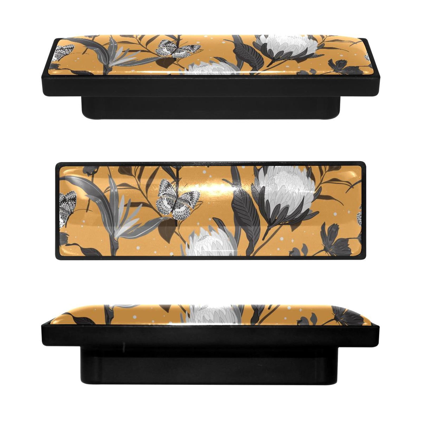 Rectangular Drawer Handles 4 Pcs Rectangle Cabinet Handle Cupboard Knob Drawer Pulls Handle Protea ...