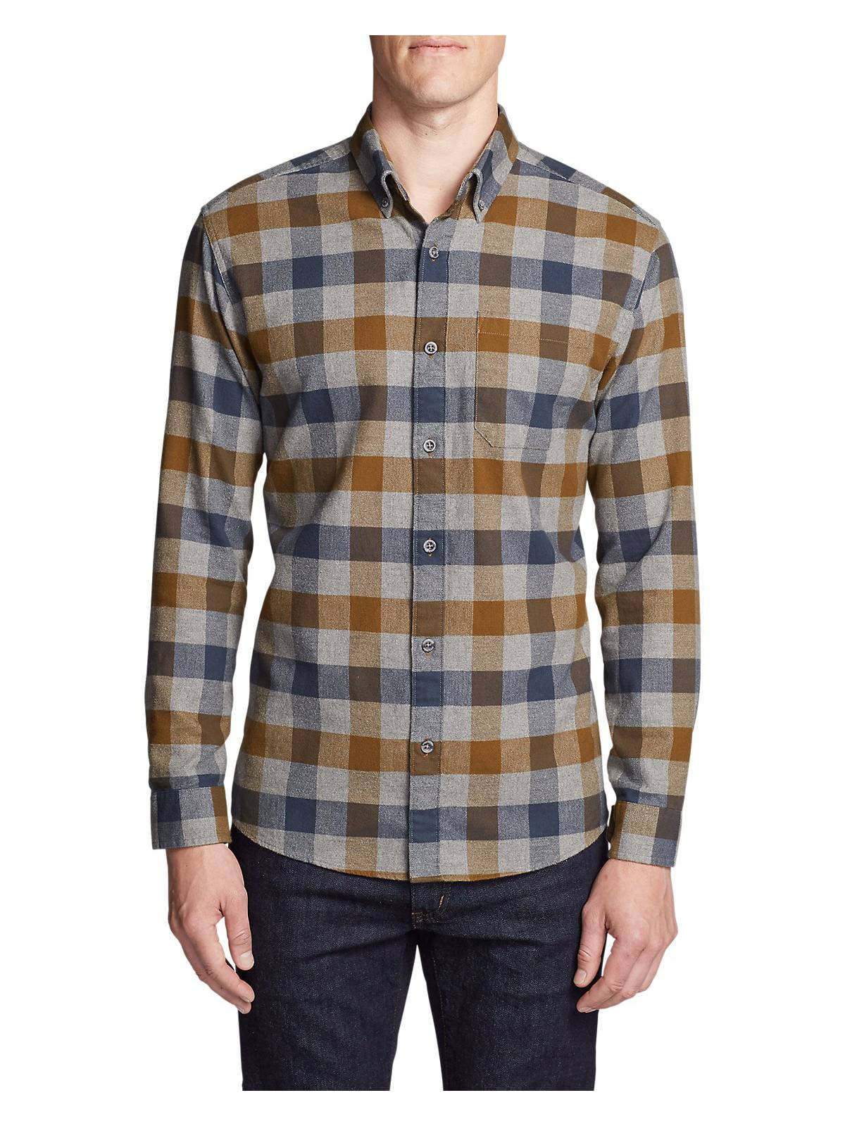 eddie bauer slim fit flannel