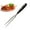 3-Black, variant on Bxaolu Two Pronged Stainless Steel Fork - 11.77" Serving Fork Large for Meat Carving, Heavy Duty Two Prong Big Forks for Cooking Fork 2 Prong Meat Forks for Lifting Barbecue