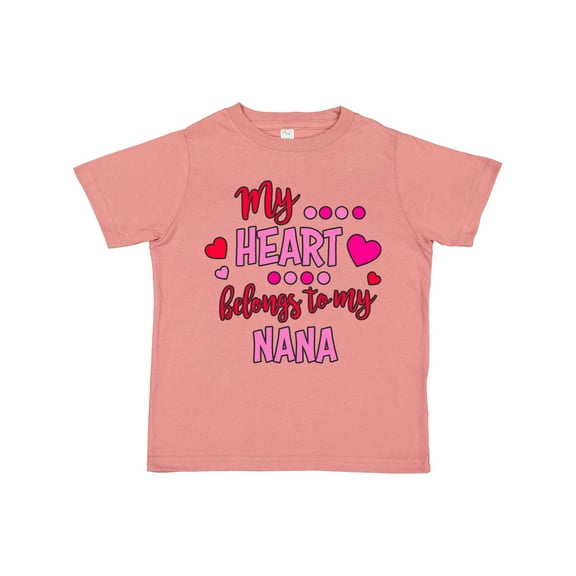 Inktastic My Heart Belongs to My Nana Boys or Girls Toddler T-Shirt