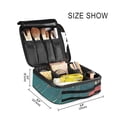 thumbnail image 3 of FORMRS Travel Makeup Bag Large Capacity Train Case Cosmetic Organizer with Adjustable Dividers, Astronaut and Sky, 3 of 8