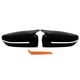 thumbnail image 1 of 1 par de tapa de espejo lateral negro brillante de reemplazo para BMW Serie 3 G20 320i 325i 330i 5 Serie G30 525i 530i 540i M Sport 2017-2022 tapas de espejo exterior 51168492897/51168492898, 1 of 7