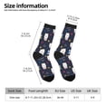 thumbnail image 2 of Vsdgher Llamas 1 Crew Socks for Men & Women, Breathable Casual Athletic Ankle Socks, 2 of 6