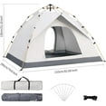 thumbnail image 2 of 2 Person Windproof  Tent Easy Setup Backpacking Tent for Camping, Hiking, Traveling, 2 of 6