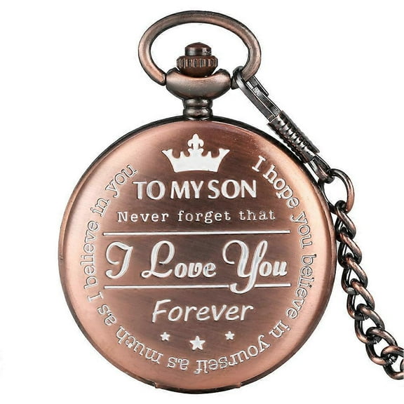 To My Son Personalized Pocket Watch