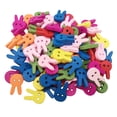 thumbnail image 6 of MLINS Cute Rabbit Shaped Wooden Buttons for Sewing and DIY Crafts Assorted Color Composite Material, 6 of 8