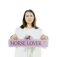 thumbnail image 3 of Horse Lover Plastic Street Sign - 6 Inch X 18 Inch Gift Animal Rider Equestrian Pet Nature Ranch Stable Loyal Decor Family Love, 3 of 4
