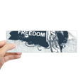 thumbnail image 1 of Hip-Hop Freedom Angel Pattern Rectangle Bumper Sticker Notebook Window Decal, 1 of 1