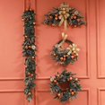 thumbnail image 5 of Christmas Decoration Christmas Tree Wreath Rattan Horn Door Wall Hanging Hotel Shopping Mall Scene Arrangement Pendant, 5 of 5