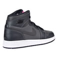thumbnail image 3 of Kids Air Jordan 1 Retro High GS Anthracite Hyper Pink Black 332148-004, 3 of 6