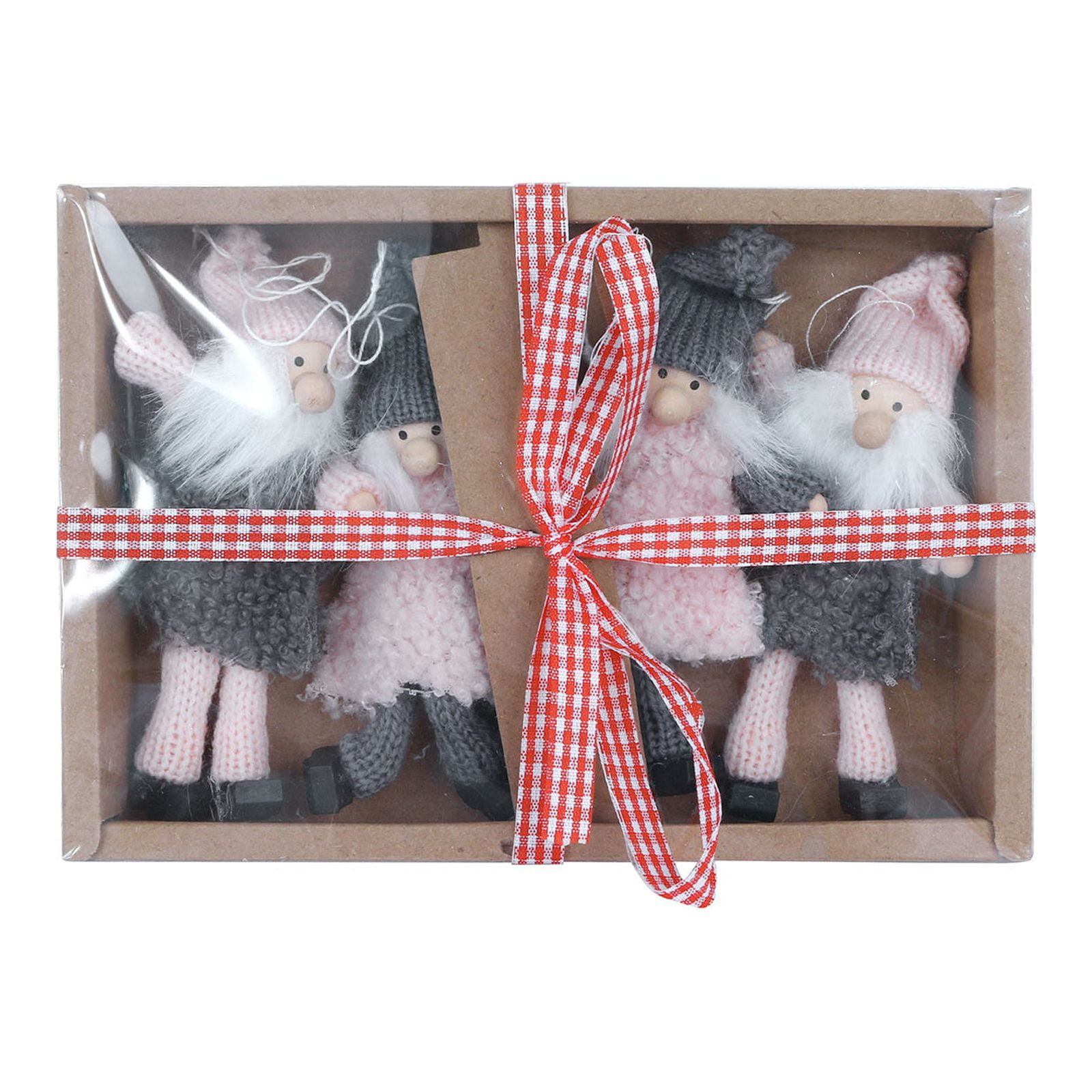 Juego De 8 Adornos Colgantes De Gnomos Suecos Hechos A Mano De Peluche De Santa Elfos Para Colgar El árbol De Navidad, Decoraciones Navideñas
