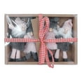 thumbnail image 2 of Ganfancp Navidad Ángel Muñeca Colgante Set Navidad Árbol Colgante Fiesta Adorno 4Pc Liquidación 4X Charms, 2 of 7