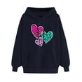 thumbnail image 5 of HomeGardon Womens Hoodie Graphic Hoodies for Women Women's Print Winter Hoodie Pullover Tops Long Sleeved Comfortable Sweatshirt,S-XXXL, 5 of 5