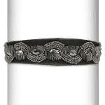 Net Vinyl Headband - Expo Int'l Metallic Bead and Net Stretch Headband