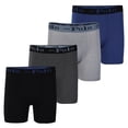thumbnail image 1 of Boxer HPC POLO para Hombre, Diseño Largo Liso Tacto Durazno Multicolor 4 Piezas Talla M, 1 of 4