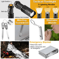 thumbnail image 3 of TEIPUERY Survival Kit, Gifts for Men Dad Husband, Emergency Survival Gear and Equipment 19 in 1, Fishing Hunting Birthday for Men, Camping Accessories, Cool Gadget, Camping Essentials, 3 of 7