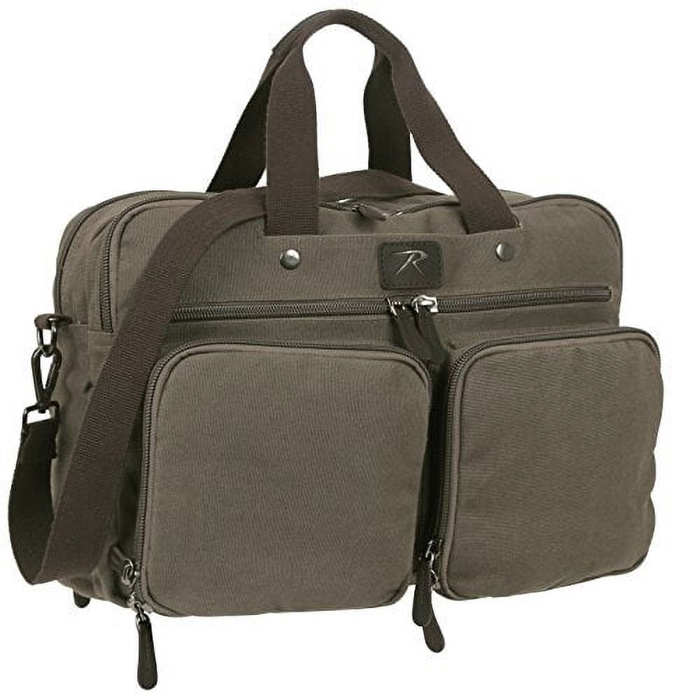 Rothco 17901 Canvas Briefcase Backpack