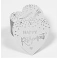 thumbnail image 2 of Inkdotpot Étiquette de Bouteille Joyeuse Retraite Véritable Feuille d'Argent Lot de 100, 2 of 6