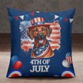 thumbnail image 2 of Patriotic Rhodesian Ridgeback Celebrates 4th of July Pillowcase Double Sided Ridgebacks Dog Lover Gifts Pillow Case Covers - 02009, 2 of 3