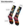 thumbnail image 2 of Naloa Sunset Floral Fantasy Landscape Knee Socks, High Socks Long Stretchy Sock Women Knee High Stocking, Long Socks for Women, 2 of 6