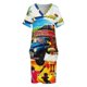 thumbnail image 4 of Vestido holgado con bolsillos para mujer ropa Vintage con estampado publicitario de Viajes y Turismo verano, 4 of 7