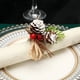 thumbnail image 2 of Anillo de servilleta con decoración navideña, hebilla para servilleta de hotel, decoración de mesa de restaurante occidental, anillo de servilleta navideño de simulación, 2 of 5