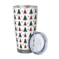 thumbnail image 2 of KLL Buffalo Plaid Christmas Trees Print 40oz Stainless Steel Insulated Car Cup with Spillproof Lid - Keep Your Drink Hot or Cold on the Go-Without Straw, 2 of 8