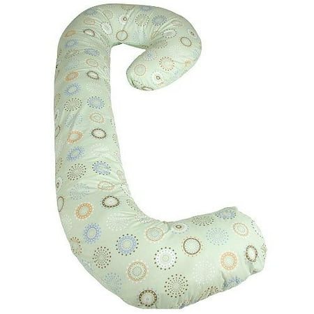 Snoogle Chic Total Body Pillow - Sunny Circles