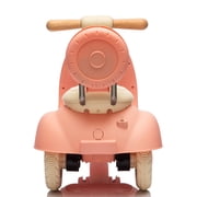 pink 12V Kids Ride On Electric Motorcycle,3 -Wheel Toddler Scooter with Parents Control For 1-3 Years BABY