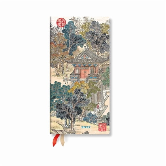 An Era in Jinling 2027 Golden Age of Prosperity Slim Horizontal Hardcover 12-Month Weekly Planner, 160pg, 100gsm by Paperblanks (an Era in, (Paperback)