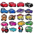 thumbnail image 3 of 20pcs Cartoon Cars Shoe Charms Decor For Diy Croc Clog Sandals Accessories, 3 of 4