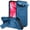 Blue, variant on Case for Google Pixel 9a 6.3" with Invisible Fold Holder Stand, MagSafe Magnetic Wireless Charging,Sliding camera casing,Shockproof Dropproof Tough Rugged Protective Case Cover,Blue