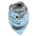 thumbnail image 1 of Bufanda para mujer Invierno Cálido Bufandas Acogedor Ligero Estampado gráfico Botón Manta Urdimbres Chales Fridja nalpqowj2855, 1 of 5