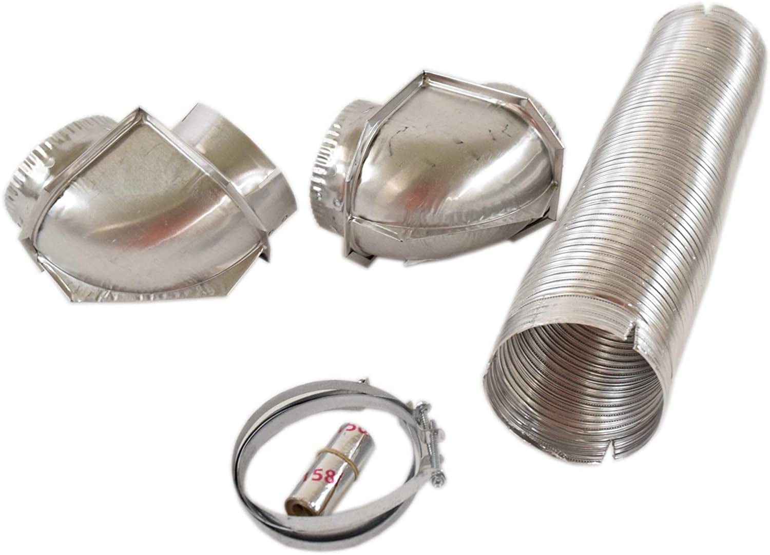 8 ft. Semi-Rigid Dryer Vent Kit with Close Elbows